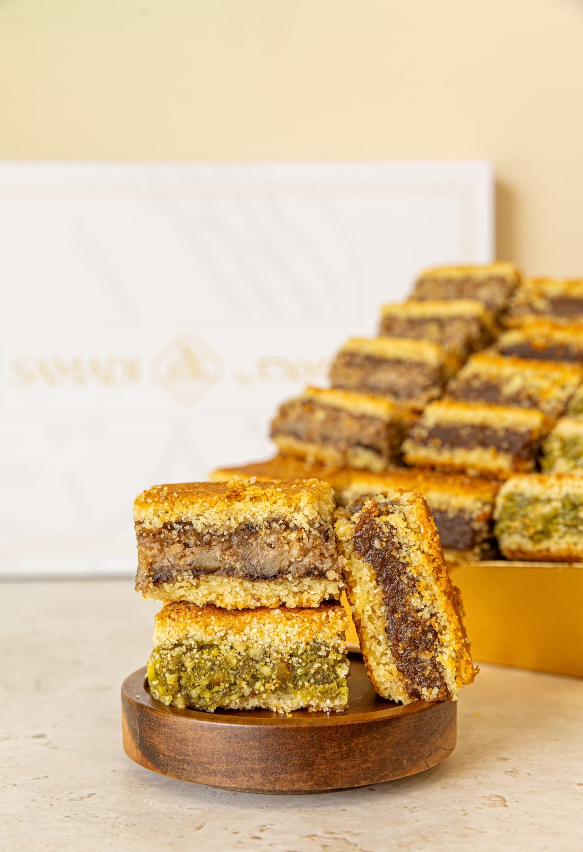Assorted maamoul mad squares